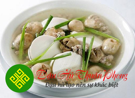 CANH NẤM RƠM ĐẬU HŨ NGON TUYỆT CÚ MÈO