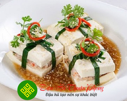 Đậu hũ non hấp tôm thịt ngon miệng cho cơm chiều